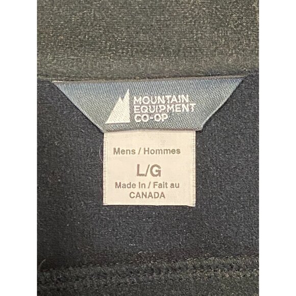 MOUNTAIN EQUIPMENT CO-OP MEC BLACK SHELL JACKET LARGE CLASSIC STYLE - Picture 8 of 9